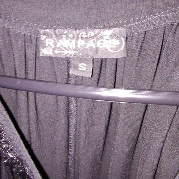 Black Sequin slinky Dress Size small - Picture 5 of 5